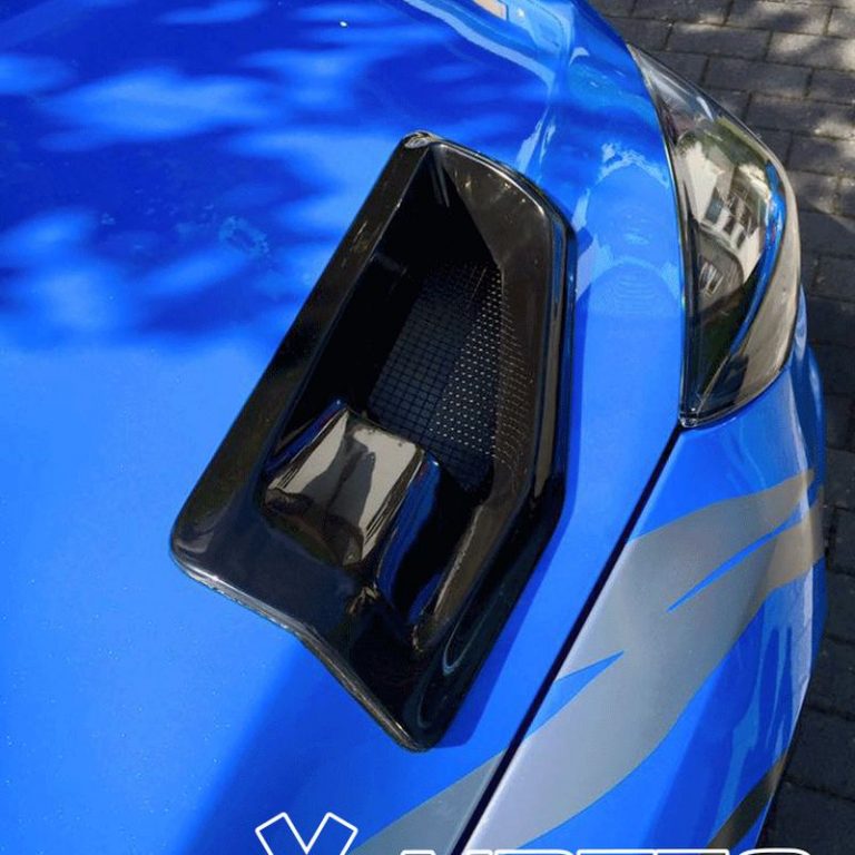 2x Lufthutzen Für Ford Focus II RS ST - Motorhaubenlufteinlass Links & Rechts, Schwarz