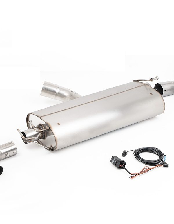 Focus ST 280 MK 4 Milltek Straightpipe Klappenendschalldämpfer ab OPF  mit EG Zulassung